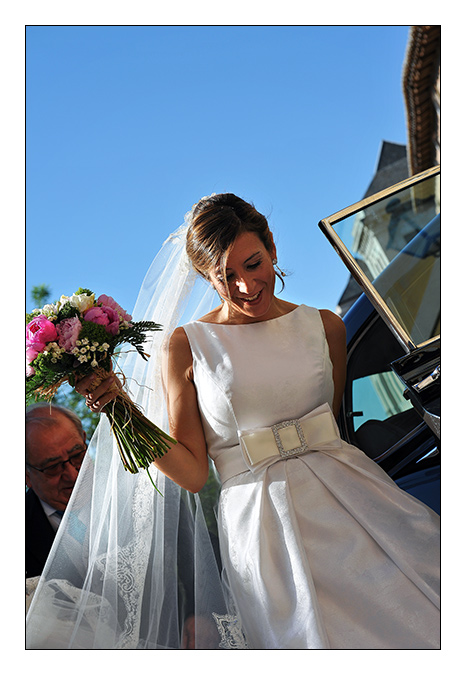 llegada novia. Fotgrafo Bodas Toledo | Javier Tordesillas - Fotgrafo