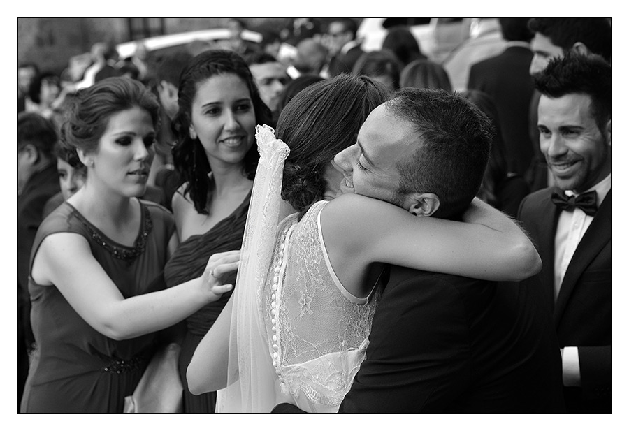 salida novios. Fotgrafo Bodas Toledo | Javier Tordesillas - Fotgrafo