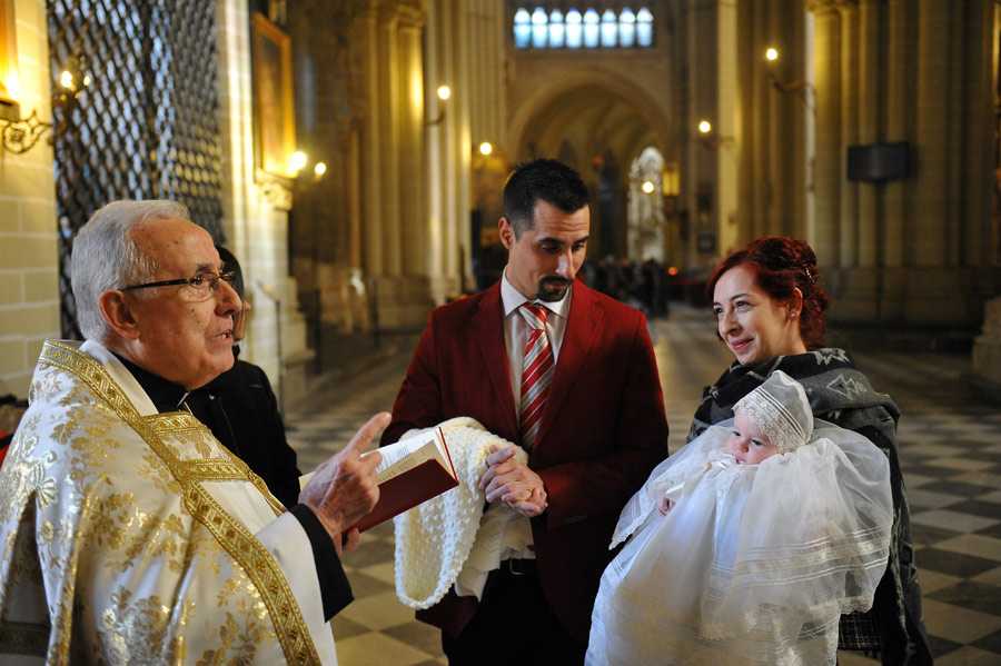 fotografia de bautizo en Toledo